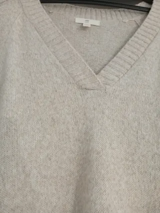 Vestido largo H&M beige