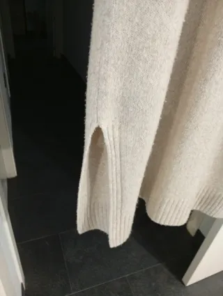 Vestido largo H&M beige