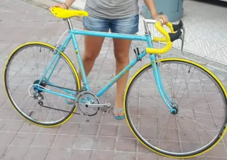 Bicicleta Colección Torrot Azul y Amarilla