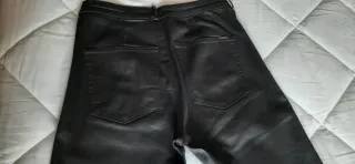 Pantalón mujer pitillo negro