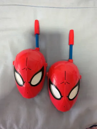 Lote Coches Spiderman Walkie Talkie Juguetes