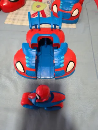 Lote Coches Spiderman Walkie Talkie Juguetes