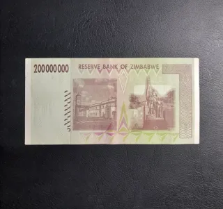 🇿🇼 Billete 200 Millones Zimbabue 2008
