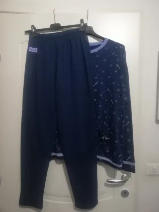 Pigiama Pierre Cardin donna blu nuovo