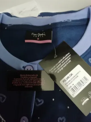 Pigiama Pierre Cardin donna blu nuvo