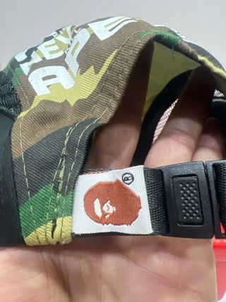 Gorra BAPE 5 Panel Camuflaje Militar