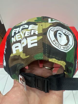 Gorra BAPE 5 Panel Camuflaje Militar
