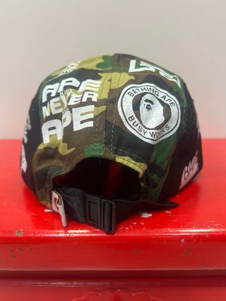 Gorra BAPE 5 Panel Camuflaje Militar