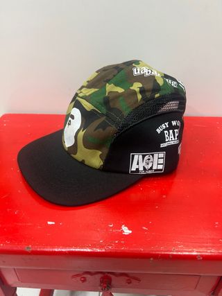 Gorra BAPE 5 Panel Camuflaje Militar