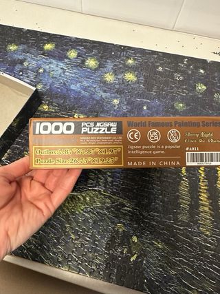 Puzzle 1000 Piezas Van Gogh Noche Estrellada