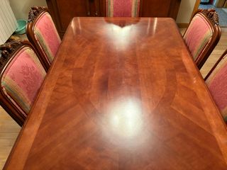 Mesa de comedor (Extensible a 265cm) y 6 sillas