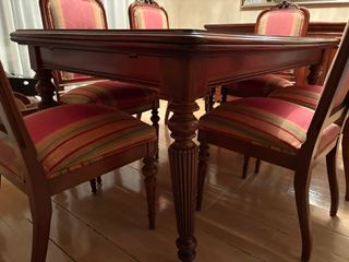 Mesa de comedor (Extensible a 265cm) y 6 sillas