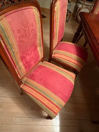 Mesa de comedor (Extensible a 265cm) y 6 sillas