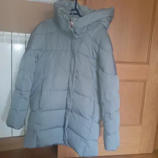 Plumas Mango Talla S Gris