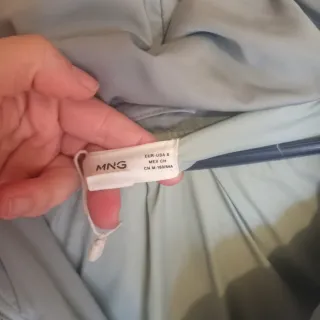 Plumas Mango Talla S Gris