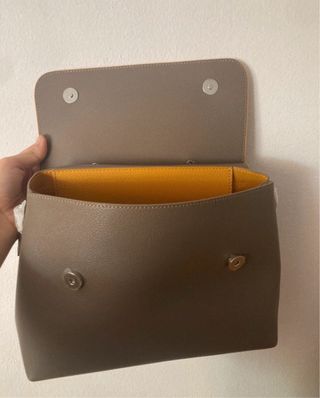 Bolso Campo Marzio Gris y Amarillo