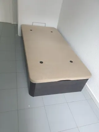 Canapé , colchón, Cabecero,  Somier, bases tapizad