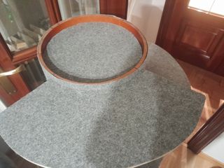 Árbol para gatos gris y marrón