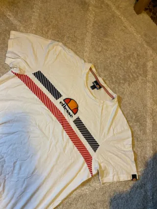Camiseta Ellesse Blanca Retro Talla L