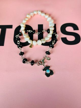 Lote 2 Pulseras Tous y Colgante Tous