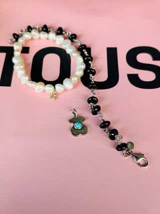 Lote 2 Pulseras Tous y Colgante Tous