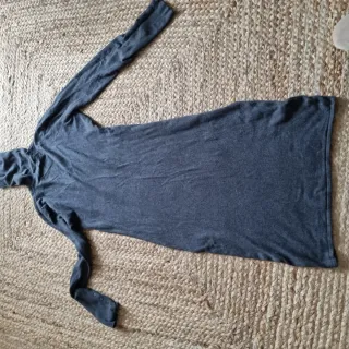 Abito Zara collo alto grigio tg L