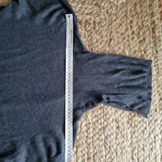 Abito Zara collo alto grigio tg L