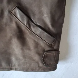 Giacca vera pelle Made in Italy XL