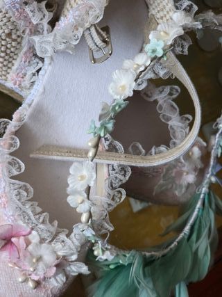 Diadema Comunión/Arras Flores y Tul