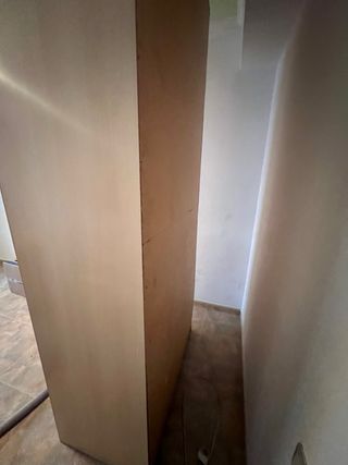 Armario juvenil morado y rosa