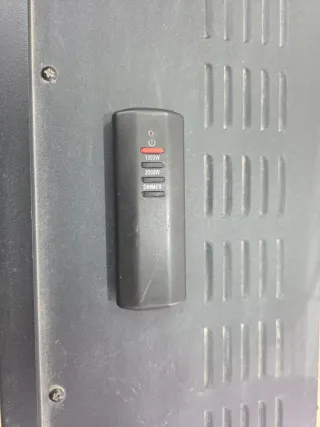 Estufa eléctrica con efecto fuego