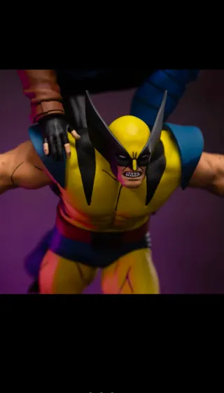 Figura Coleccionista Marvel Wolverine y Gambito