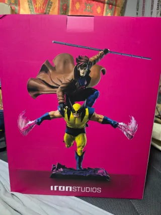 Figura Coleccionista Marvel Wolverine y Gambito