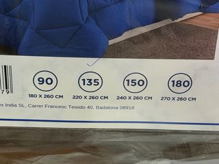 Edredón Nórdico Acolchado 460g/m² Cama 135