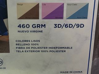 Edredón Nórdico Acolchado 460g/m² Cama 135