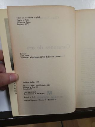 Corazones de oro - Clive Sinclair