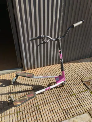 Patinete 3 ruedas rosa