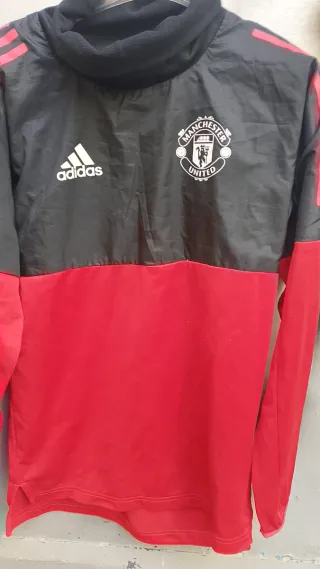 Felpa Manchester United Adidas anti pioggia tg Xs