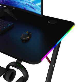 Scrivania Gaming 120x60 | LED e Supporti