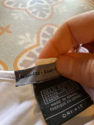 Top deportivo Nike tirantes blanco Y2K