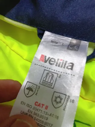 Chaqueta de trabajo alta visibilidad Talla L