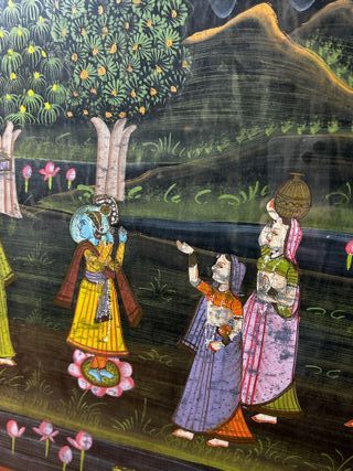 Cuadro Indio Tradicional Enmarcado