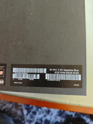 Xiaomi Mi Mix 3 6GB RAM 64GB Negro