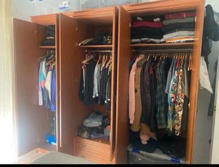 Armario 6 puertas madera provenzal