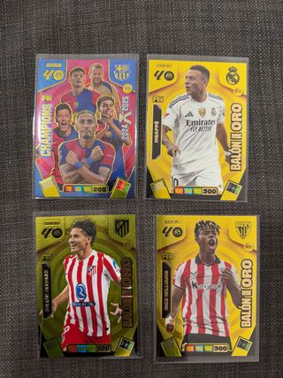 4 Cromos Balón de Oro Panini EA Sports FC