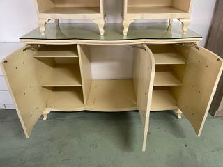 Conjunto dormitorio 2 mesitas y tocador