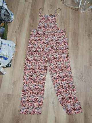 Mono ancho tirantes estampado