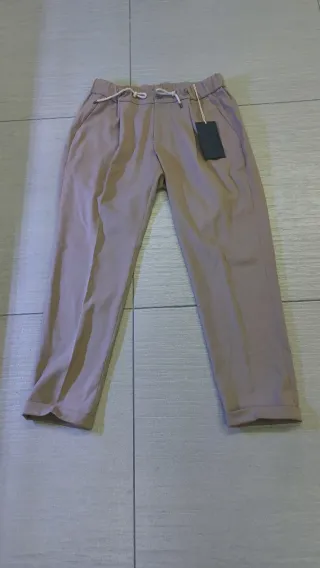 Pantaloni uomo beige taglia 52