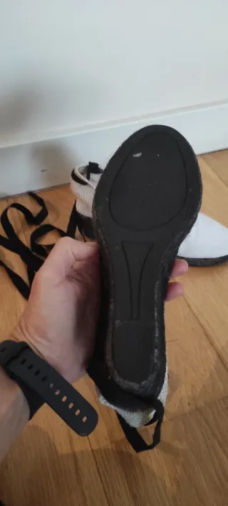 Alpargatas cuña T.39