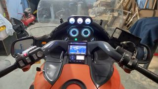 Moto BMW Turismo Naranja